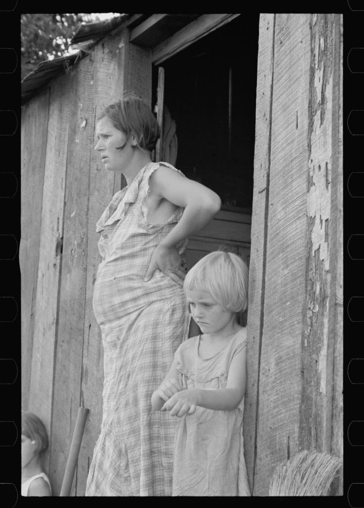 Wife and child of a sharecropper