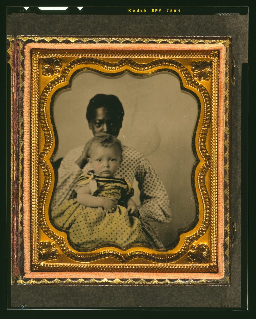 Nursemaid Holding Child 1855